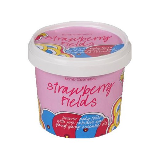 Bomb Cosmetics Strawberry Fields | Peeling pod prysznic 375g