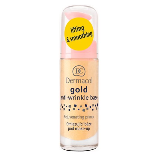 Dermacol Gold Anti-Wrinkle Base | Odmładzająca i rozświetlająca baza pod makijaż 20ml