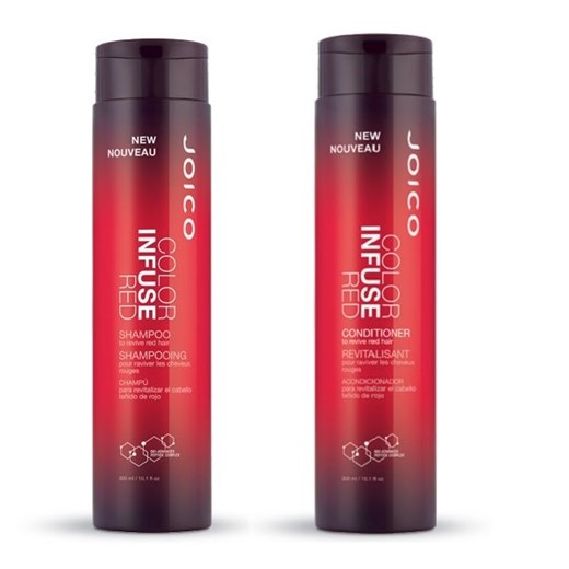 Joico Color Infuse Red | Zestaw do włosów czerwonych i rudych: szampon 300ml + odżywka 300ml