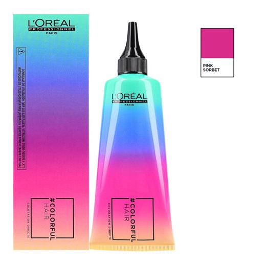 Loreal Colorfulhair Pink Sorbet | Półtrwała farba bez amoniaku - różowa 90ml