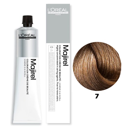 Loreal Majirel | Trwała farba do włosów - kolor 7 blond 50ml