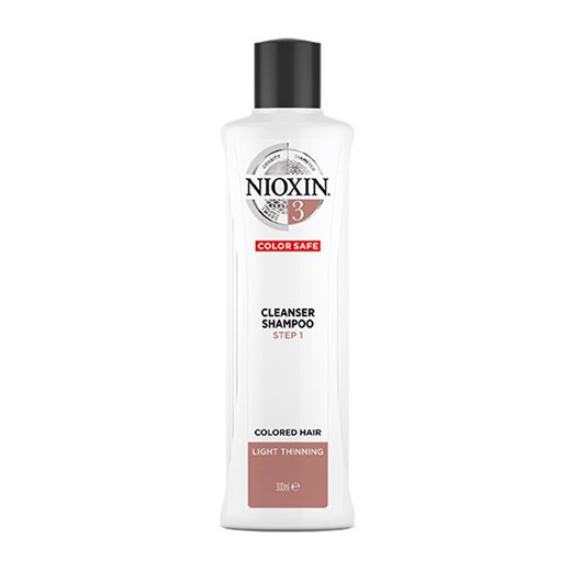 Nioxin System 3 | Szampon przeciw wypadaniu do włosów farbowanych i lekko przerzedzonych 300ml