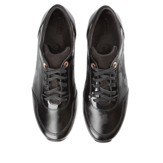 Czarne buty sportowe damskie Conhpol Dynamic w stylu casual płaskie 