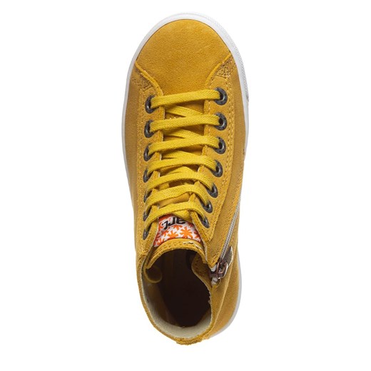 Skórzane sneakersy w kolorze żółtym Art Kids  25 wyprzedaż Limango Polska 