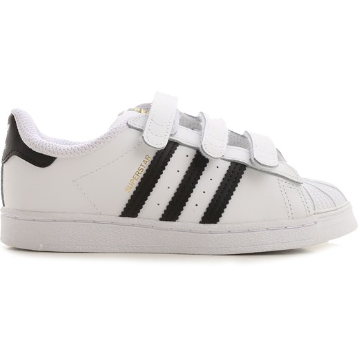 Adidas Buty Dziecięce dla Chłopców Na Wyprzedaży w Dziale Outlet, biały, Skóra, 2021, 20 26