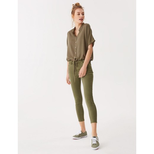Spodnie damskie zielone Diverse 