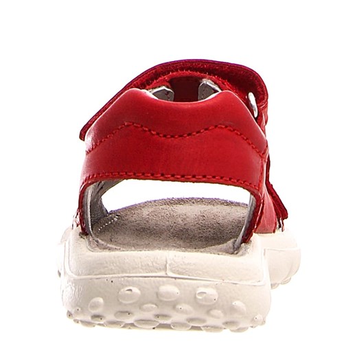Skórzane sandały w kolorze czerwonym  Naturino 27 okazyjna cena Limango Polska 