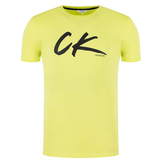 T-shirt męski Calvin Klein wiosenny z krótkim rękawem młodzieżowy 