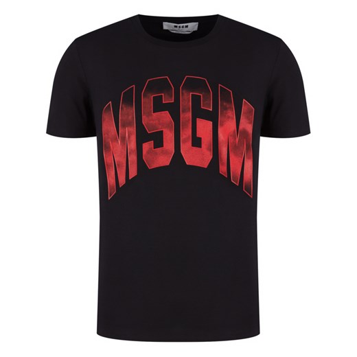 T-shirt męski MSGM z krótkimi rękawami na wiosnę 