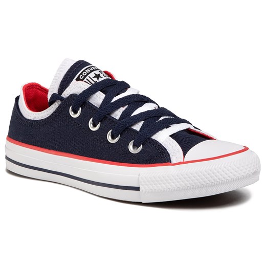 Trampki Converse Ctas Double Upper Ox 567039C Obsidian/White/University Red