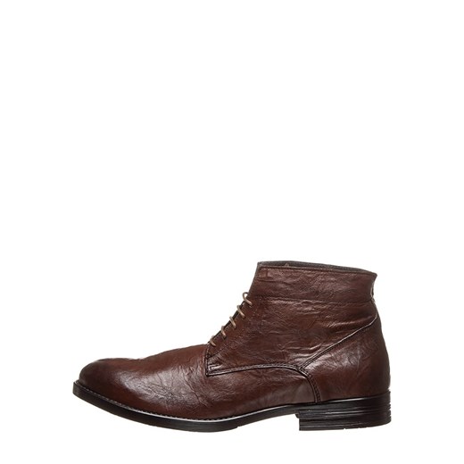Buty zimowe męskie Otto Kern sznurowane eleganckie brązowe
