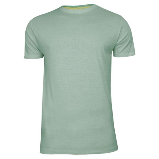Miętowy Bawełniany T-Shirt Męski Bez Nadruku -Brave Soul- Zielona Koszulka, Krótki Rękaw, Basic TSBRSSS20GRAILmintgreen ze sklepu JegoSzafa.pl w kategorii T-shirty męskie - zdjęcie 83231269