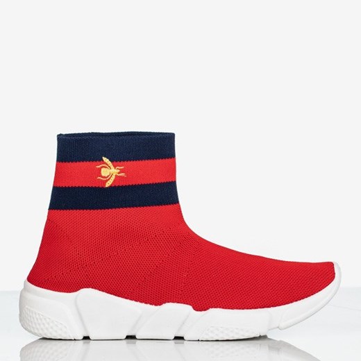 Czerwone buty sportowe damskie Musca - Obuwie  Royalfashion.pl 37 