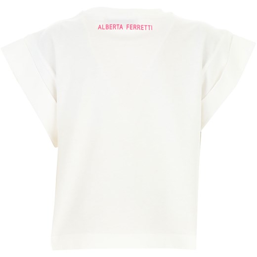Alberta Ferretti Koszulka Dziecięca dla Dziewczynek, biały, Bawełna, 2019, 12Y 8Y Alberta Ferretti  12Y RAFFAELLO NETWORK
