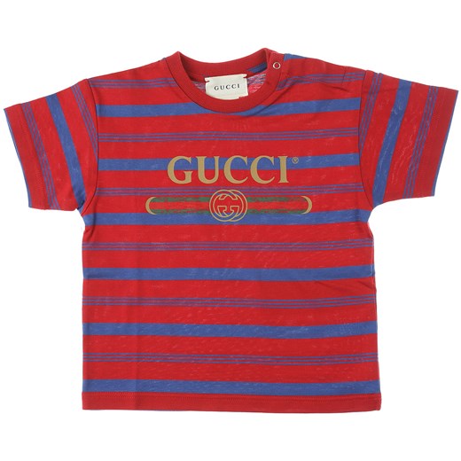 Gucci Koszulka Niemowlęca dla Chłopców, czerwony, Bawełna, 2019, 18M 24M 2Y 3Y 6M 9M Gucci  3Y RAFFAELLO NETWORK