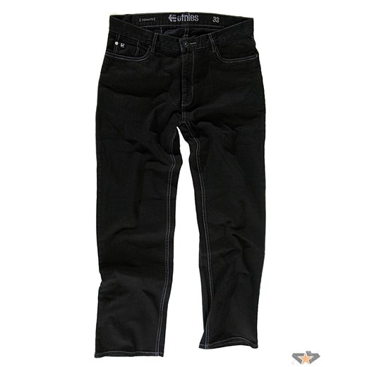spodnie męskie (dżinsy) ETNIES - Relaxed Fit 19 - BLACK