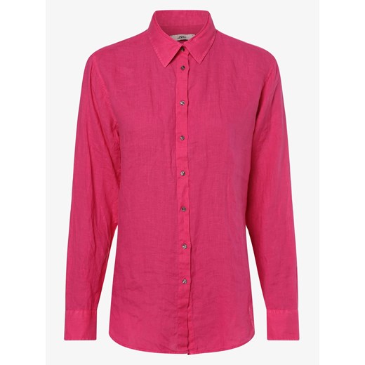 0039 Italy - Lniana bluzka damska – Sanja, różowy   L vangraaf