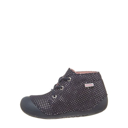 Skórzane buty w kolorze granatowym do nauki chodzenia  Richter Shoes 21 okazyjna cena Limango Polska 