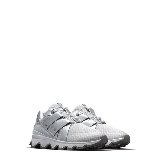 Sneakersy "Kinetic Speed" w kolorze srebrno-białym