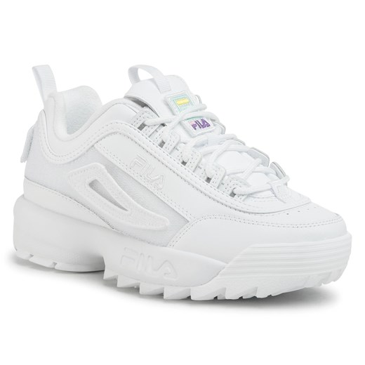 Sneakersy FILA - Disruptor Patches Wmn 1010864.1FG White