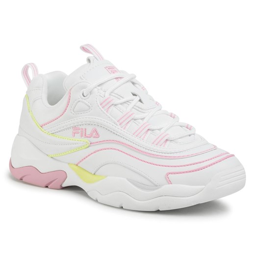 Sneakersy FILA - Ray Lines Wmn 1010882.92W White/Rosebloom