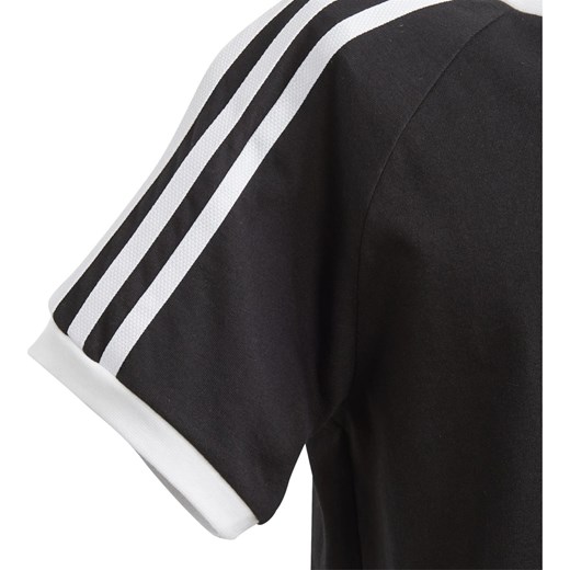 Czarny t-shirt chłopięce Adidas z krótkim rękawem 