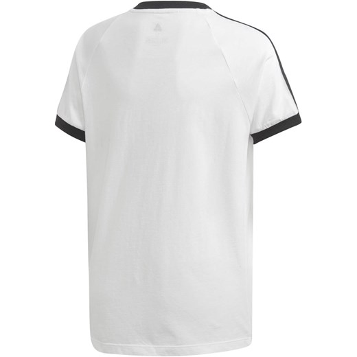Biały t-shirt chłopięce Adidas z krótkim rękawem 