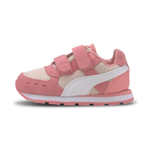 Różowe buty sportowe dziecięce Puma na rzepy 