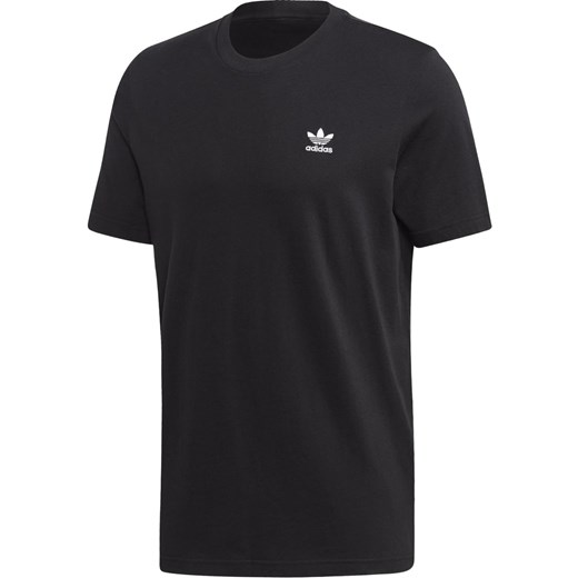 Czarny t-shirt męski Adidas w sportowym stylu 