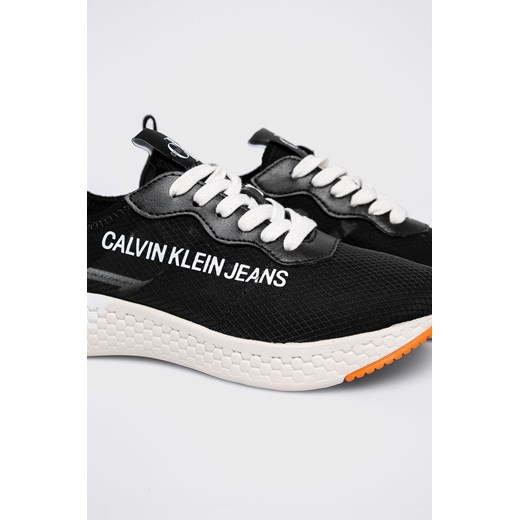 Buty sportowe damskie czarne Calvin Klein sneakersy 