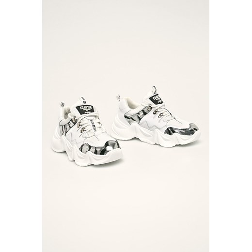 Sneakersy damskie BIG STAR skórzane wiązane