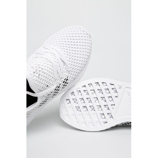 Adidas Originals buty sportowe damskie gładkie skórzane na płaskiej podeszwie 