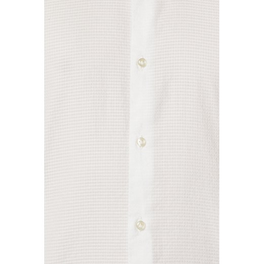 Koszula męska biała Pierre Cardin z długimi rękawami casualowa 