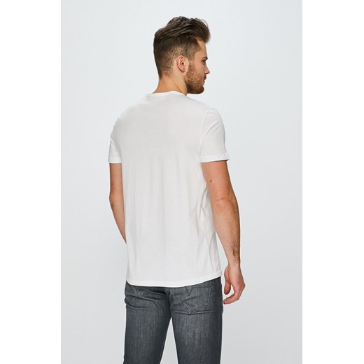 T-shirt męski Emporio Armani biały z krótkimi rękawami 