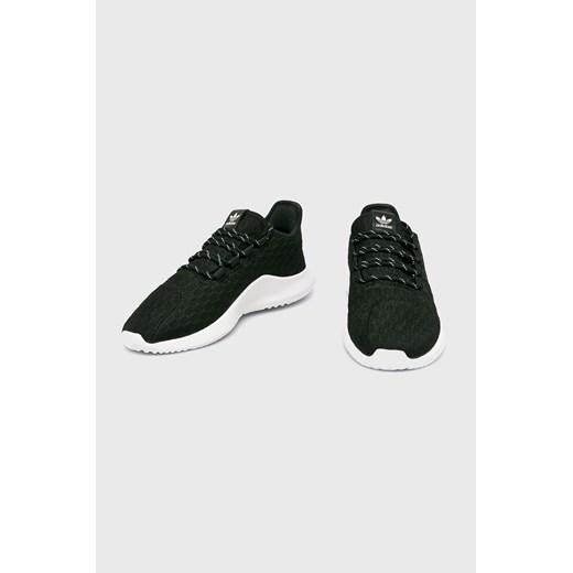 Buty sportowe damskie Adidas Originals do biegania tubular płaskie czarne sznurowane 