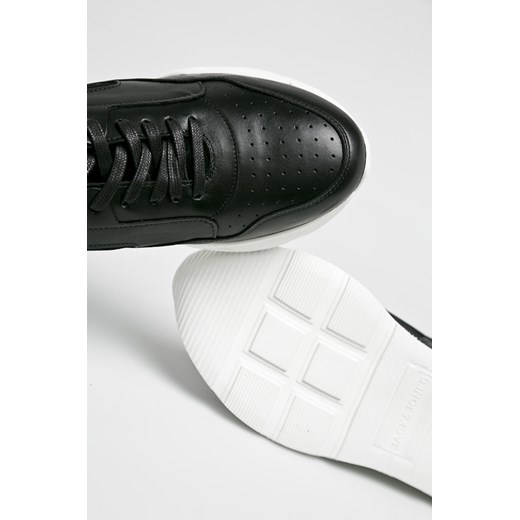 Buty sportowe męskie Jack & Jones sznurowane skórzane 