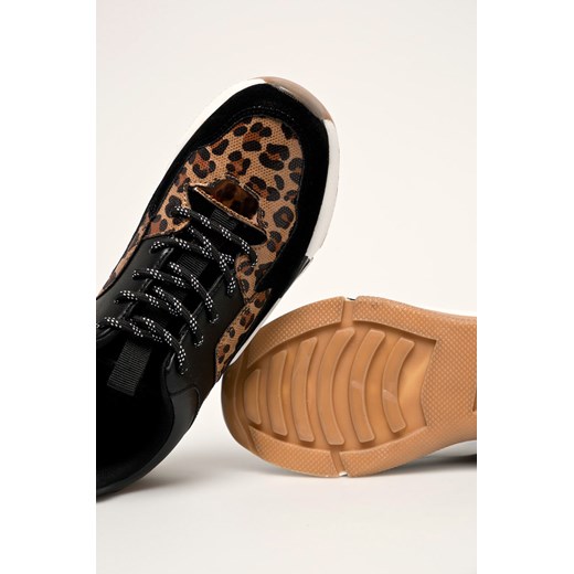 Sneakersy damskie Bullboxer w zwierzęcy wzór sportowe na platformie