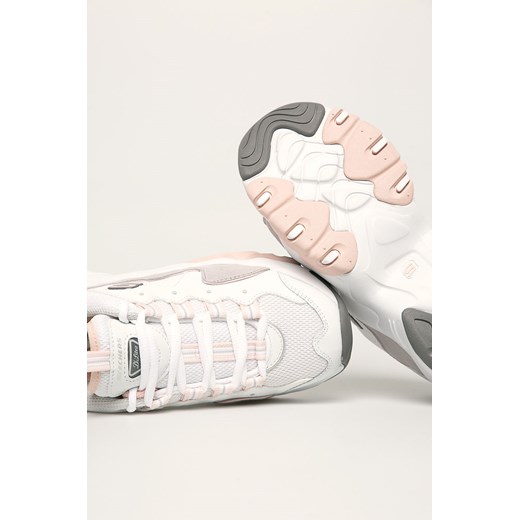 Buty sportowe damskie Skechers bez wzorów ze skóry ekologicznej 