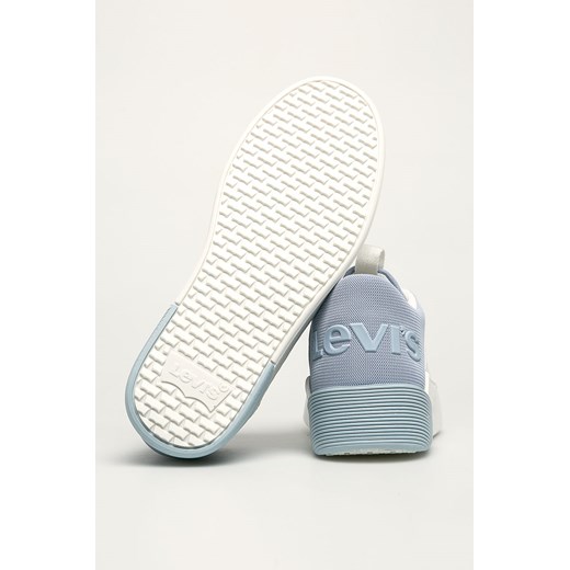 Sneakersy damskie Levi's gładkie ze skóry ekologicznej 
