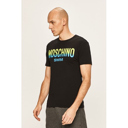 T-shirt męski Moschino z krótkim rękawem 