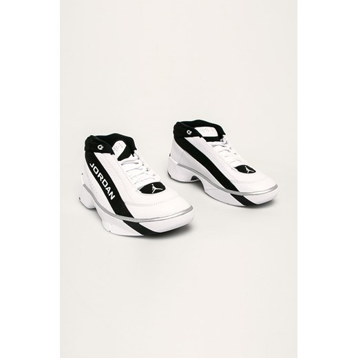 Buty sportowe męskie białe Jordan nike air na wiosnę skórzane sznurowane 
