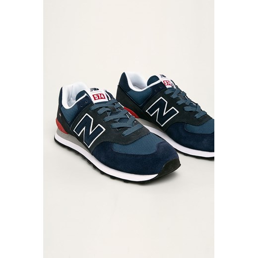 Buty sportowe męskie New Balance zamszowe 