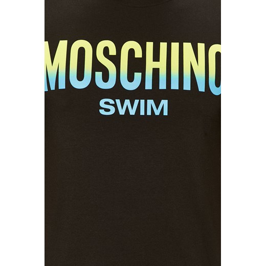 T-shirt męski wielokolorowy Moschino z krótkim rękawem 