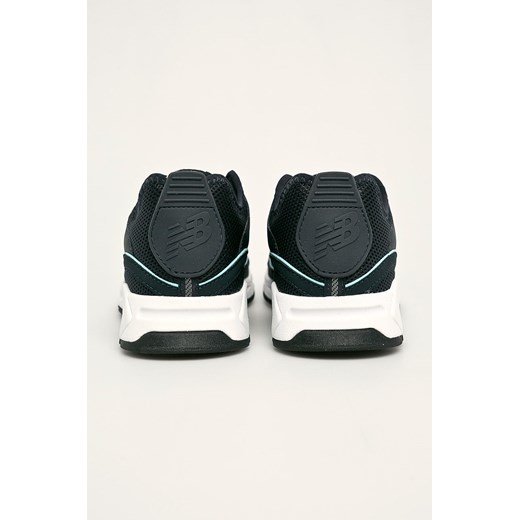 Buty sportowe męskie New Balance granatowe sznurowane jesienne z tworzywa sztucznego 