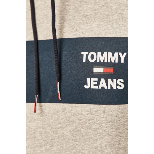 Tommy Jeans bluza męska szara z dzianiny 