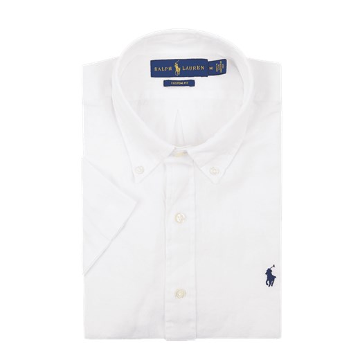 Koszula lniana o kroju slim fit z krótkim rękawem Polo Ralph Lauren  M Peek&Cloppenburg 