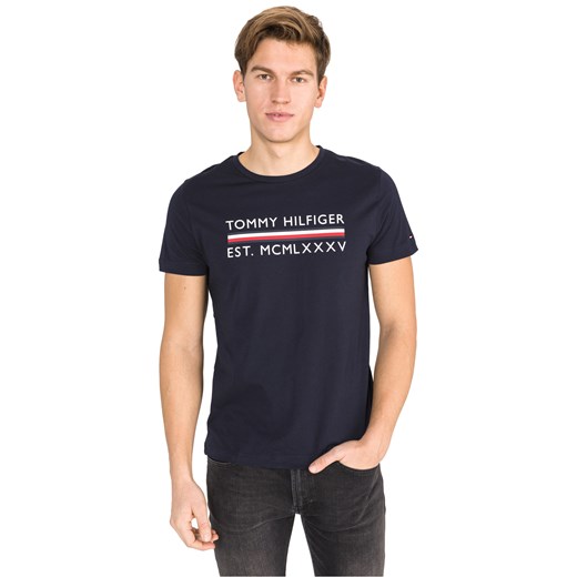 T-shirt męski Tommy Hilfiger z krótkim rękawem bawełniany 