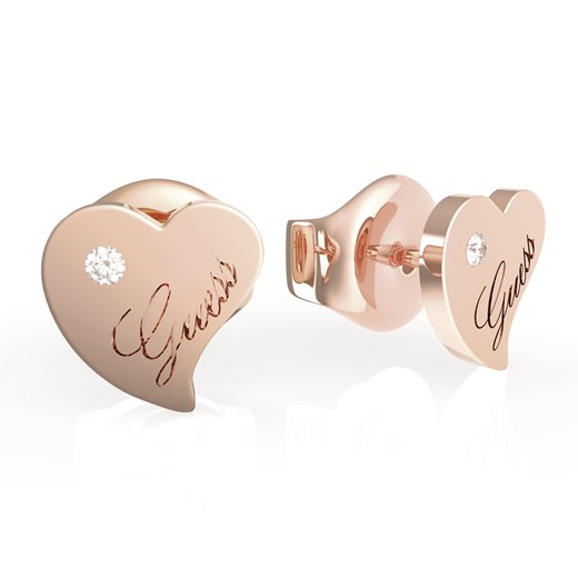 Guess rose gold kolczyki Queen of Heart Guess   Differenta.pl