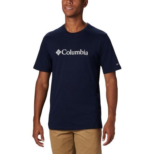 T-shirt męski Columbia w stylu młodzieżowym z krótkim rękawem 