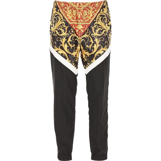 Spodnie męskie Versace wielokolorowe 